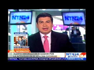 “Existen fumarolas de 8km de altura”: Alcalde de Latacunga sobre actividad del volcán Cotopaxi