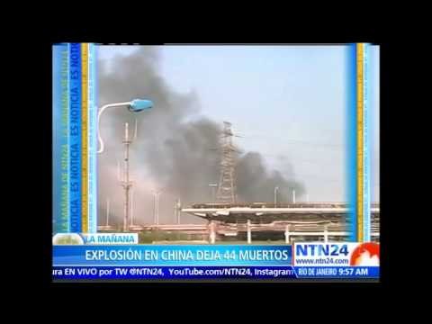 Aumenta a 50 la cifra de muertos tras explosiones en almacén con productos inflamables en China