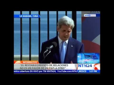 Histórico | Luego de 54 años, bandera de Estados Unidos ondea nuevamente en embajada en Cuba