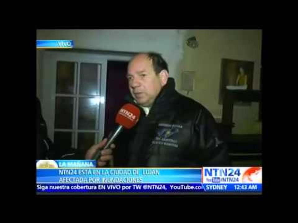 NTN24 desde Luján, Argentina ¿Cuál es el estado de las viviendas afectadas por inundaciones?