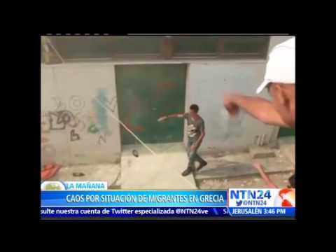 Manifestaciones en la isla de Cos por flujo de inmigrantes en Grecia