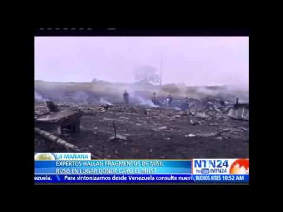 Encuentran fragmentos de un sistema ruso de misiles en el lugar de caída del vuelo MH17