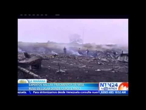 Encuentran fragmentos de un sistema ruso de misiles en el lugar de caída del vuelo MH17