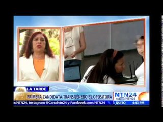 “No quiero que encasillen mi candidatura en el tema LGBTI”: candidata transgénero a Asamblea de Vzla