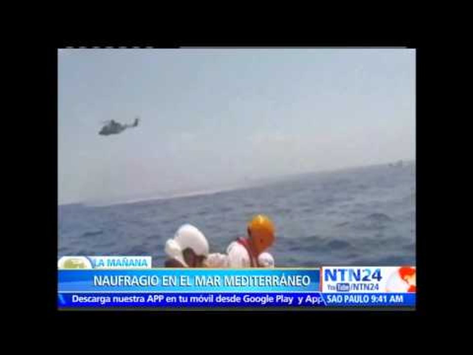 Al menos 25 inmigrantes africanos mueren tras naufragio en el Mediterráneo