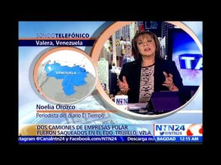 En Trujillo no hay alimentos: periodista Noelia Orozco a NTN24