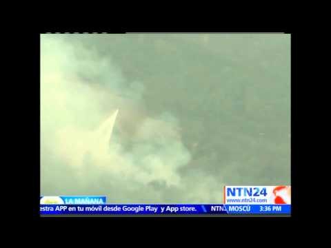 Bomberos en California reportan leve progreso sobre incendio forestal