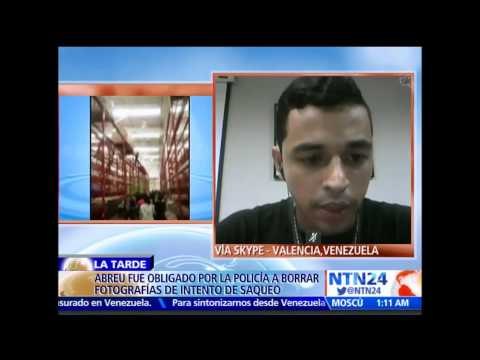 Reportero gráfico denuncia agresión por parte de las autoridades mientras registraba saqueo en Vzla
