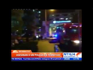 Buscan a sospechoso que disparó mortalmente contra un policía en Tennessee, EE.UU.