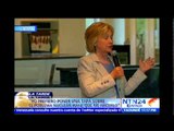 “Sueño americano debe ser para toda persona, esa será mi misión como presidente”: Hillary Clinton
