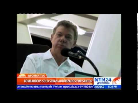 Oposición colombiana rechaza anuncio de Santos de suspender ataques aéreos contra las FARC