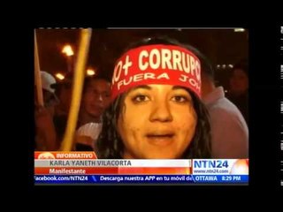 Miles de personas rechazan escándalos de corrupción en Honduras y exigen renuncia del presidente