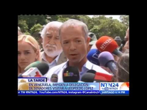 “Vamos a seguir adelante”: senadores españoles tras intentar visitar a Leopoldo López