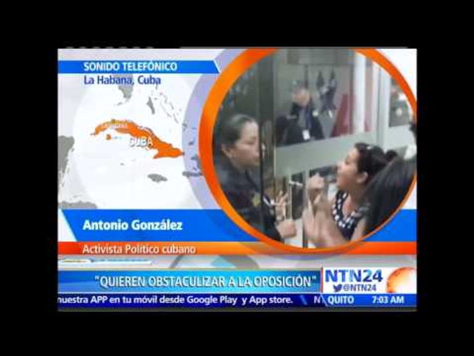 "Se quiere obstaculizar a la oposición": Antonio González sobre deportación de activistas cubanos