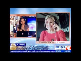 "No queremos que Ecuador se convierta en la segunda Venezuela": asambleísta Cynthia Viteri