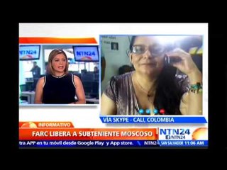 “Estoy libre, avísele a mi mamá, ya voy para Bogotá”,subteniente liberado por las FARC a su tía
