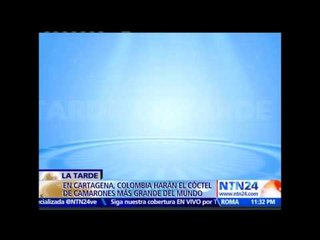 Ciudad colombiana busca romper récord del cóctel de camarón más grande del mundo con 'El coctelón'