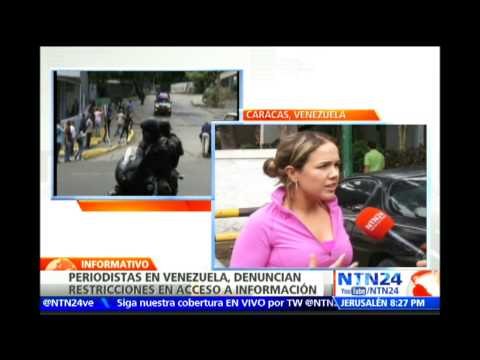 Periodistas venezolanos demandan acceso a la infromación y denuncian restricciones del Gobierno