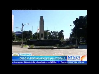 Partidos políticos en Guatemala estarían recibiendo financiación proveniente del crimen organizado