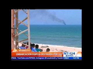 Nuevo ataque de ISIS: lanzan misil teleguiado contra barco del Ejército egipcio