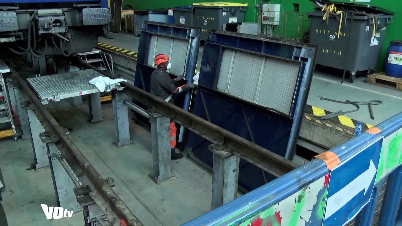Au coeur du centre de maintenance SNCF