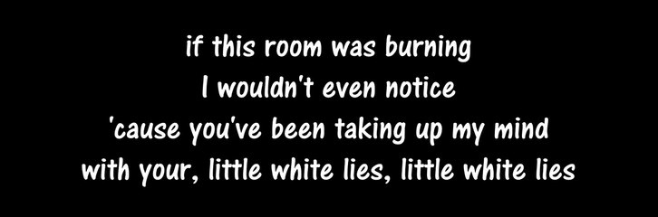 One Direction - Little White Lies