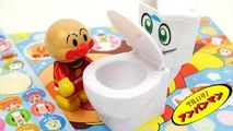 アンパンマン トイレ おもちゃアニメ もこもこモコレットとトイレ