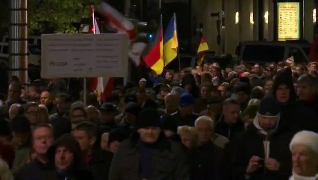 Allemagne: les populistes de Pegida manifestent contre l'afflux de réfugiés à Dresde