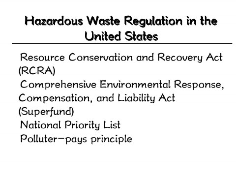 A Practical Guide for Hazardous Waste Management and Disposal