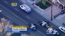 California High Speed Police Chase LAPD Drunk Solar Energy Worker In Company Van (KABC)