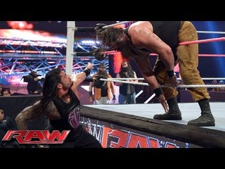 Roman Reigns vs. Braun Strowman- Raw, October 12, 2015