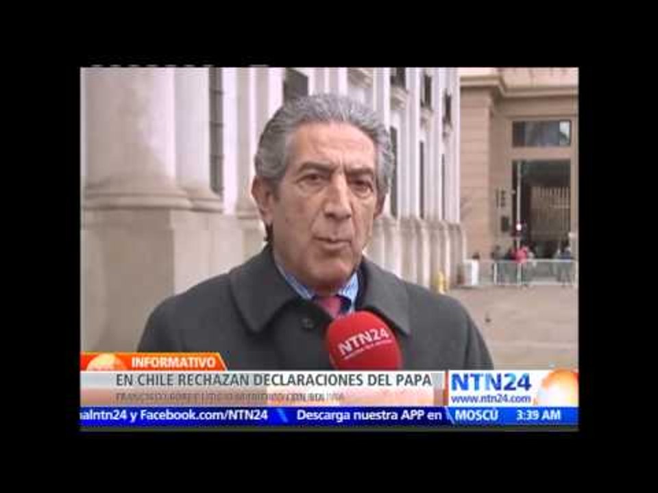 Chilenos rechazan declaraciones del papa Francisco sobre el conflicto marítimo con Bolivia