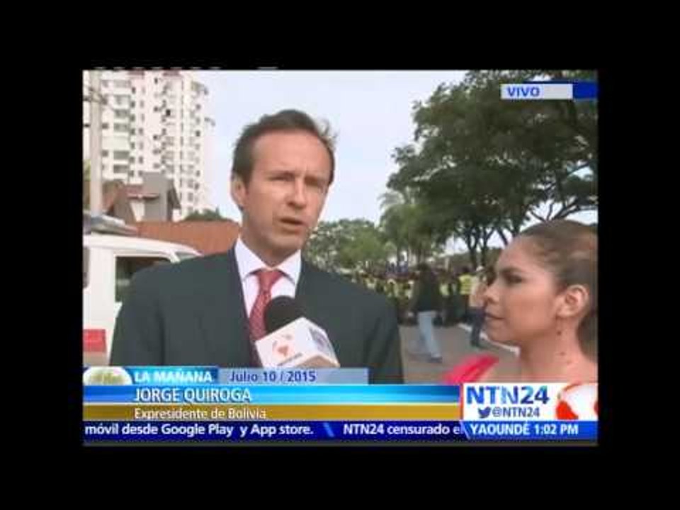 Jorge Quiroga califica de "inapropiado" el Cristo crucificado que le regaló Evo Morales al Papa