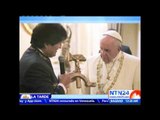 Regalo de Evo Morales al Papa no ha generado 