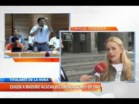 “Se demostró en la ONU que en Venezuela se violan los DD.HH.”: Lilian Tintori a NTN24
