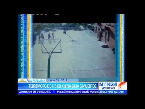 Al menos seis muertos y 50 heridos deja sismo de magnitud 6.5 en China