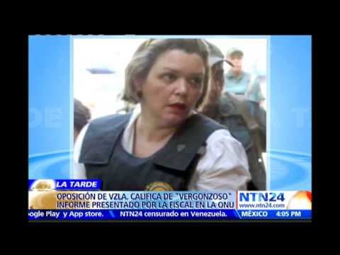 Oposición venezolana critica el “vergonzoso” informe presentado por la fiscal Luisa Ortega en la ONU
