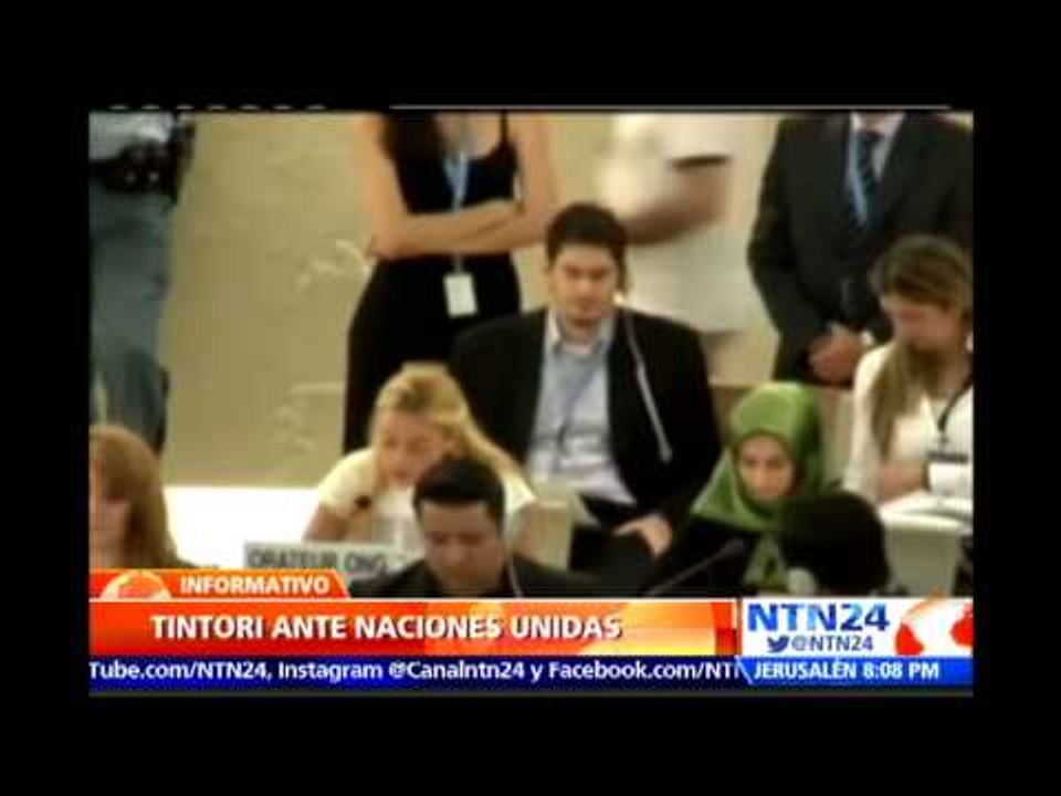 Tintori pide ante Comité de Derechos Humanos de ONU liberación de quienes piensan diferente