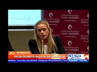 “No se negocia con un régimen como el de Nicolás Maduro”: Lilian Tintori