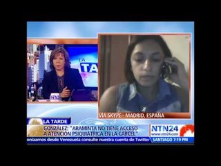 Conmovedor testimonio de hermana de la presa Araminta González en NTN24