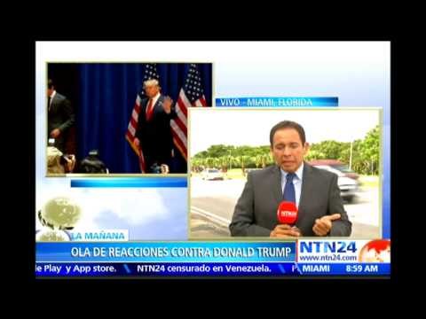 Ola de reacciones contraTrump se intensifican al cumplirse 10 días de sus polémicas declaraciones