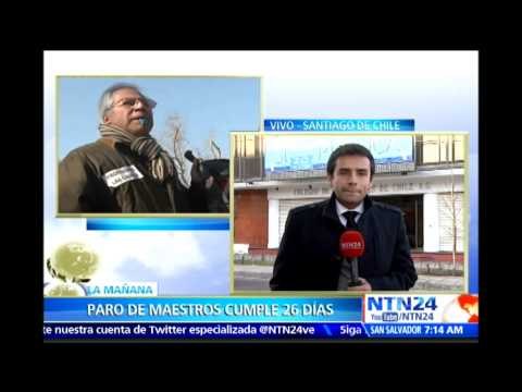 Paro nacional de maestros en Chile cumple 26 días y amenaza con suspender el año escolar