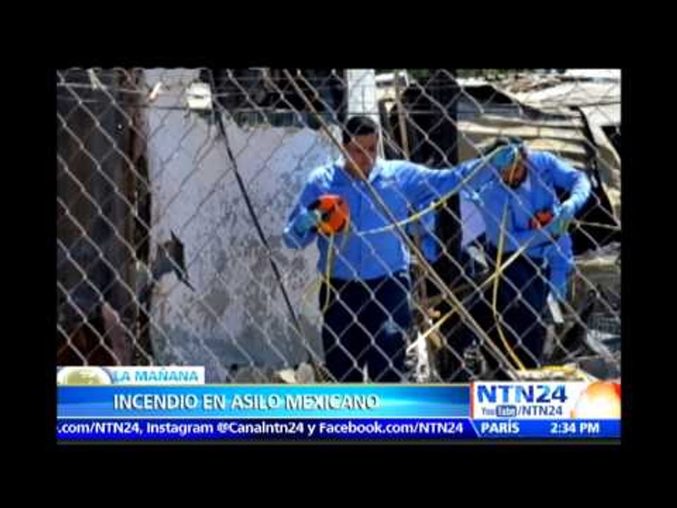 Incendio arrasa con precario asilo para ancianos en México y deja 16 muertos
