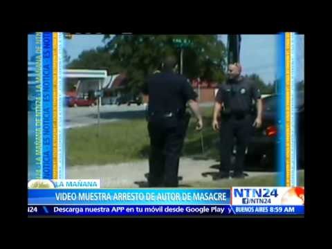 Revelado el video del arresto del autor de la masacre de Charleston