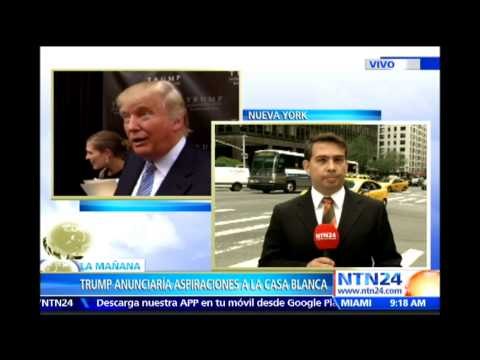Donald Trump anuncia su candidatura a las elecciones presidenciales de EE.UU.