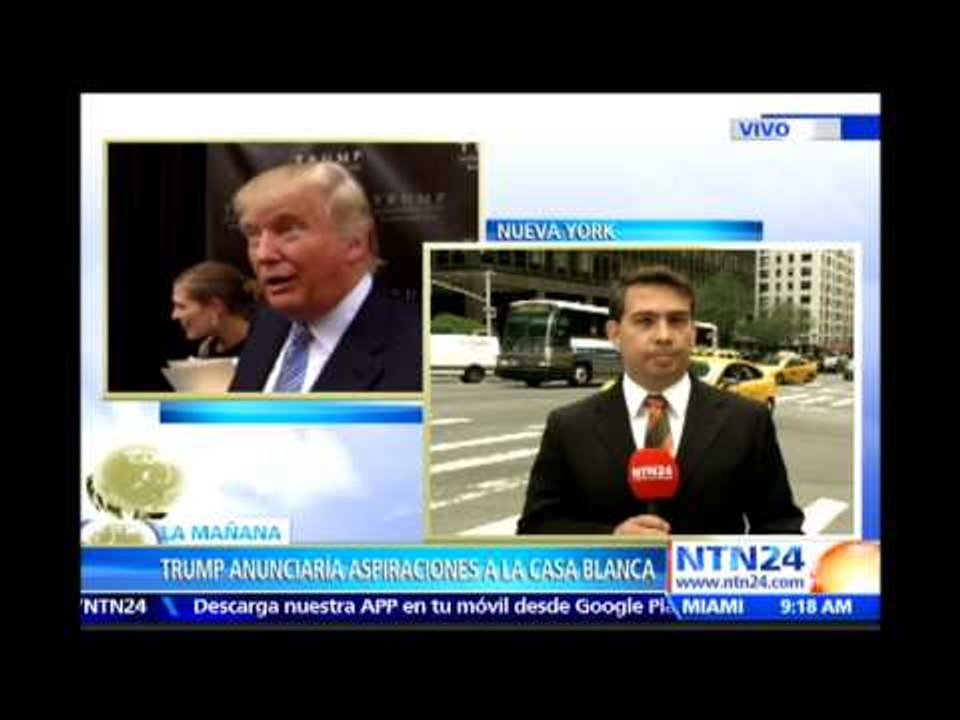 Donald Trump anuncia su candidatura a las elecciones presidenciales de EE.UU.