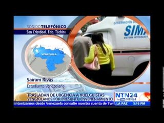 Efectivos del Sebin se "infiltran" entre los que donan bebidas a huelguistas: Líder estudiantil