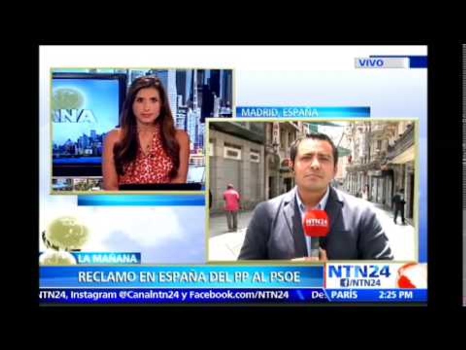 Líderes del PP reclaman al Partido Socialista de España que apoye al movimiento de izquierda Podemos