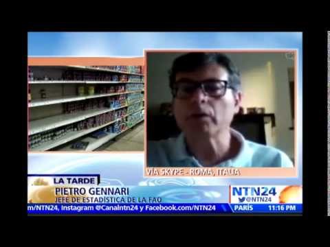 Vzla no pone en peligro esfuerzos para erradicar el hambre: jefe de estadística de la FAO