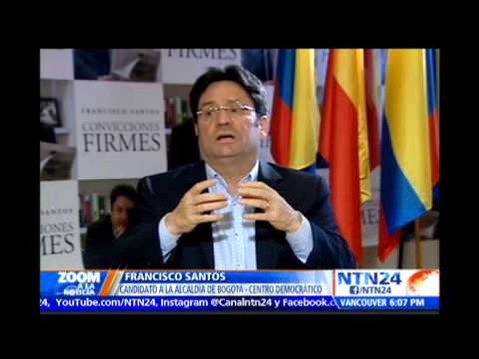 Polémica propuesta de Francisco Santos para promover su candidatura a la Alcaldía de Bogotá